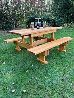 Macrocarpa Picnic Table — photo 3 of 5
