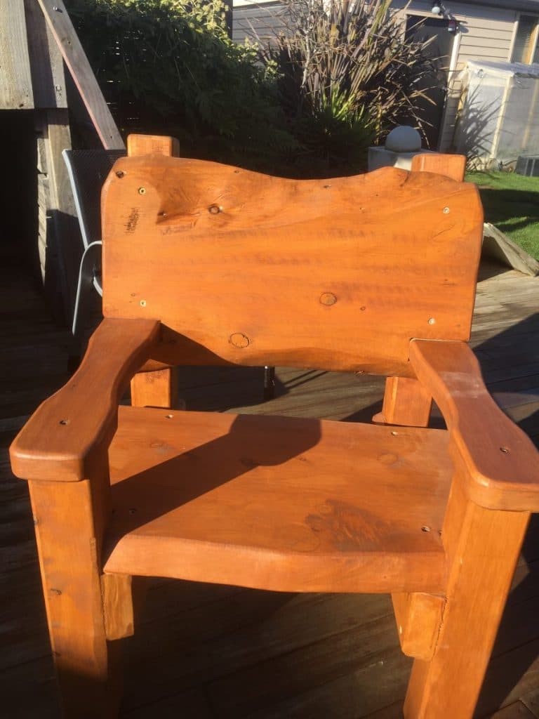 Rustic Slab Pews — photo 5 of 7