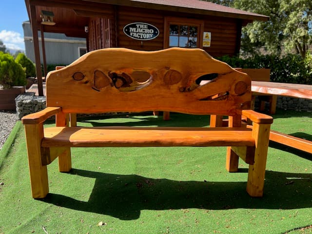 Rustic Slab Pews — photo 6 of 7