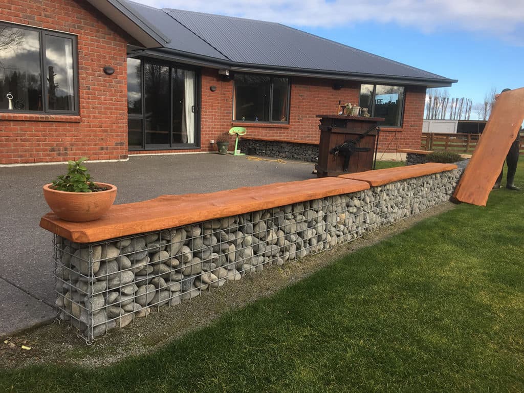 Macrocarpa slab furniture crafted in New Zealand