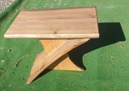 Macrocarpa Coffee Table — Prebbleton X-Base — photo 3 of 3