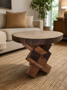 Macrocarpa Coffee Table — Tai Tapu Round Live-Edge — photo 2 of 2