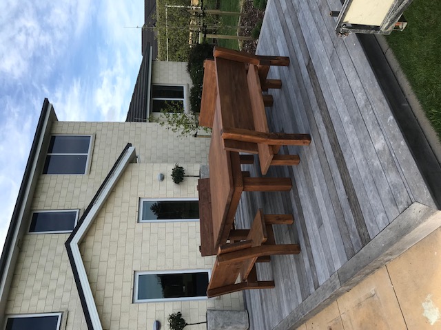 Landbrook's Square Table & Pews