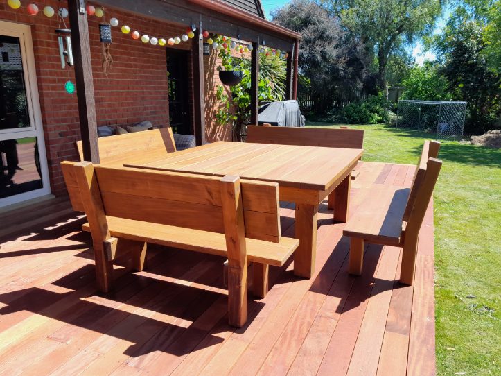 Landbrook's Square Table & Pews